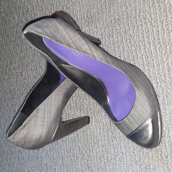 Nine West grey heels 8M - Picture 1 of 3